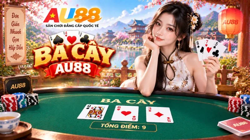 Ba Cây AU88 – Luật Chơi 36 Lá, Cách Tính Điểm & Quy Tắc Cầm Chương